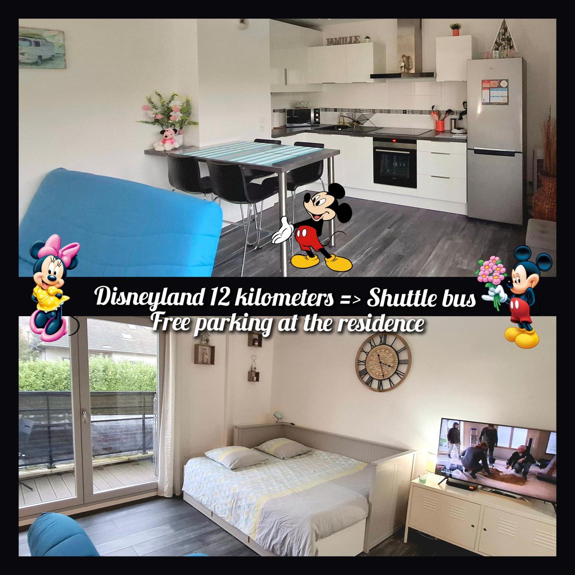 Appartement Studio O Fil De L'O A 12 Kilometres De Disneyland Paris Crecy-la-Chapelle Eksteriør bilde
